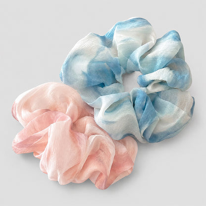 Oversized Tie-Dye Chiffon Hair - Shopdayla Wholesale - #6306