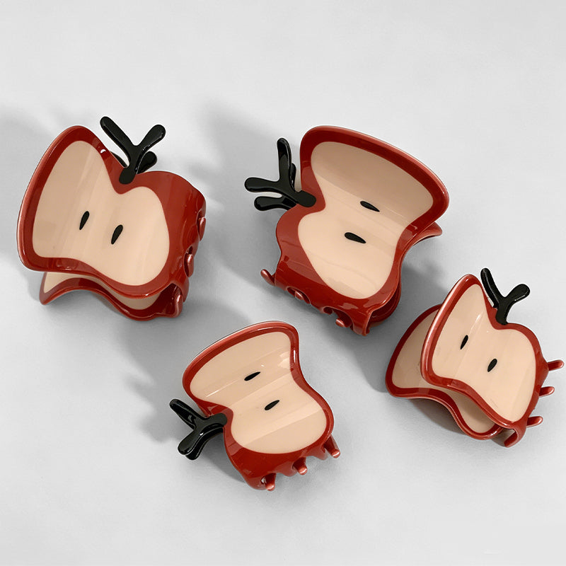 Vibrant Red Apple Shaped Hair - Shopdayla Wholesale - #2018