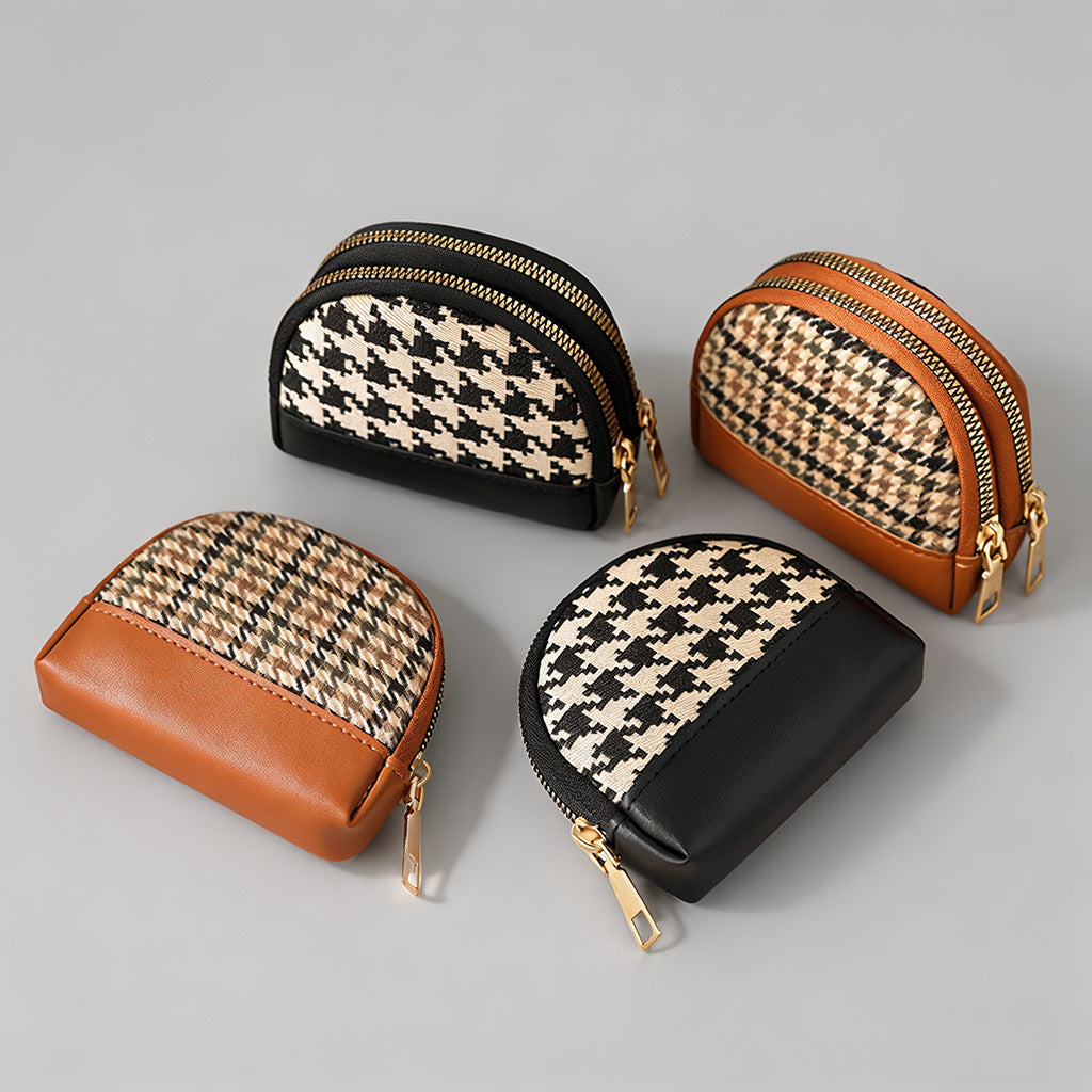 Elegant Plaid Mini Pouch - Shopdayla Wholesale - #4098