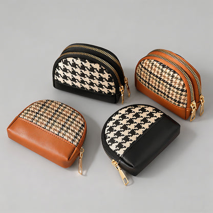 Elegant Plaid Mini Pouch - Shopdayla Wholesale - #4098