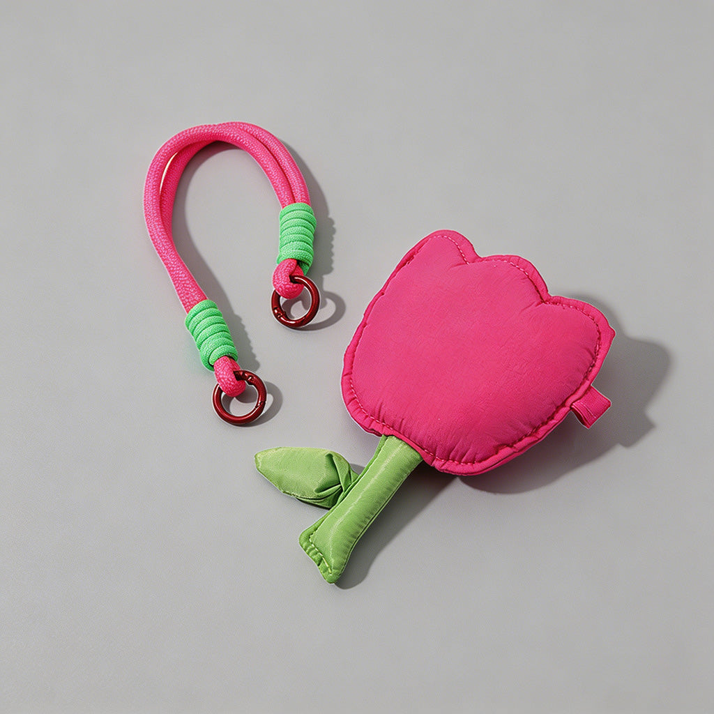 Elegance Puffy Tulip Bag Charm - Shopdayla Wholesale - #9154