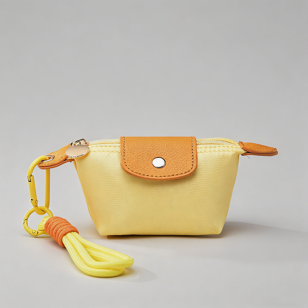 Mini Leather-Accent Coin Pouch - Shopdayla Wholesale - #0082