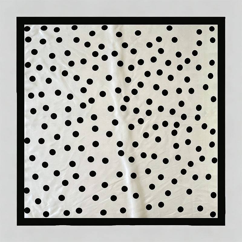 Classic Polka‑Dot Satin Square - Shopdayla Wholesale - #1170