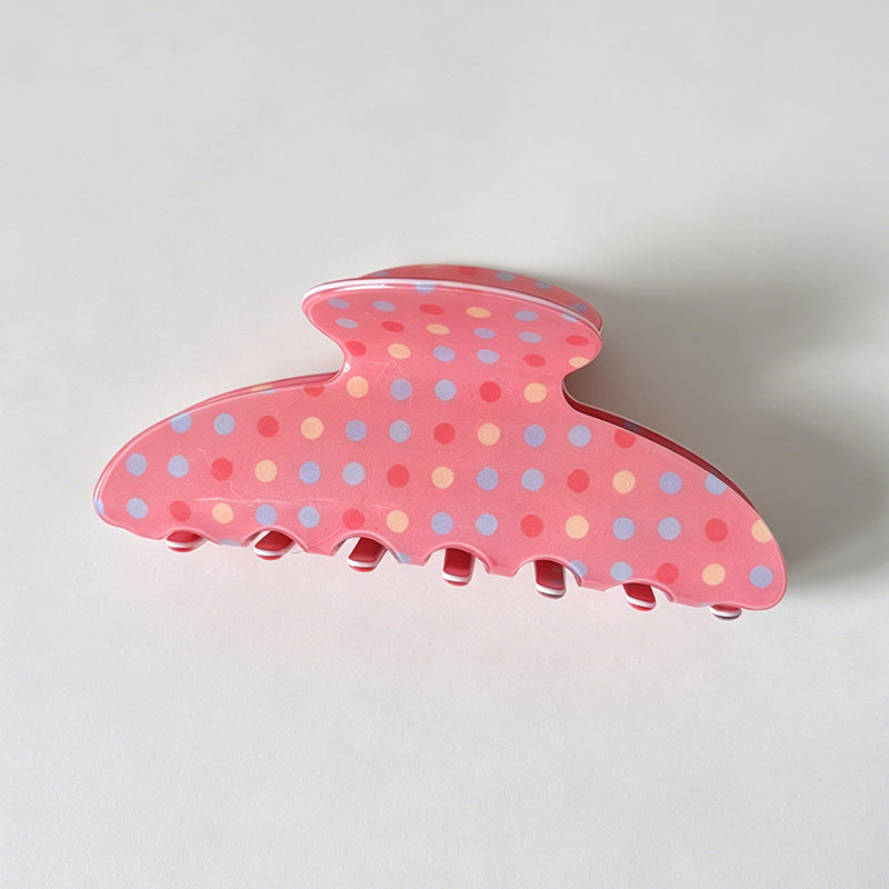 Vibrant Pink Rainbow Polka Dot - Shopdayla Wholesale - #7042