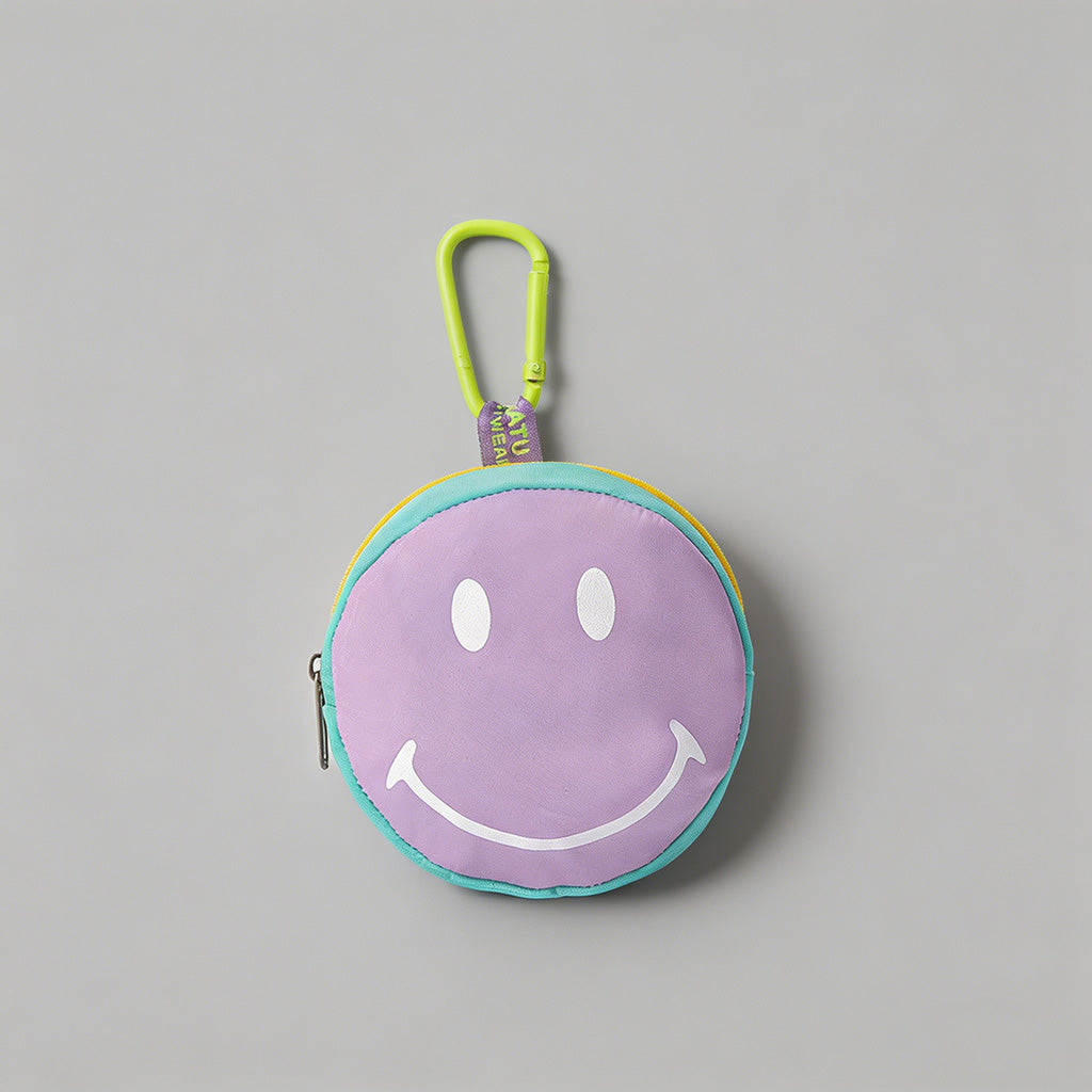 Smiley Face Mini Hanging Pouch - Shopdayla Wholesale - #6338