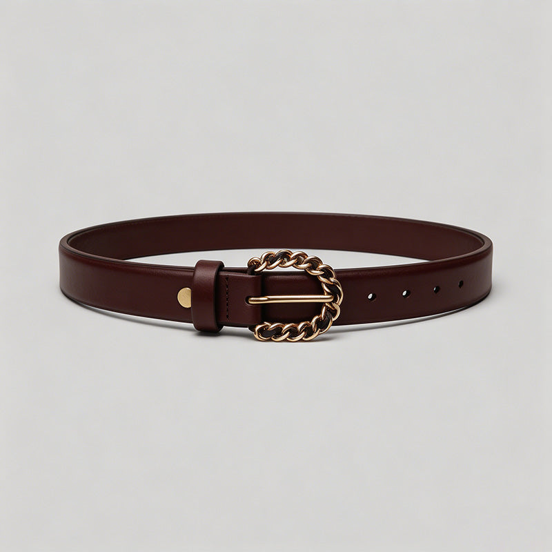 Chic Chain Buckle Minimalist P - Shopdayla Wholesale - #5778