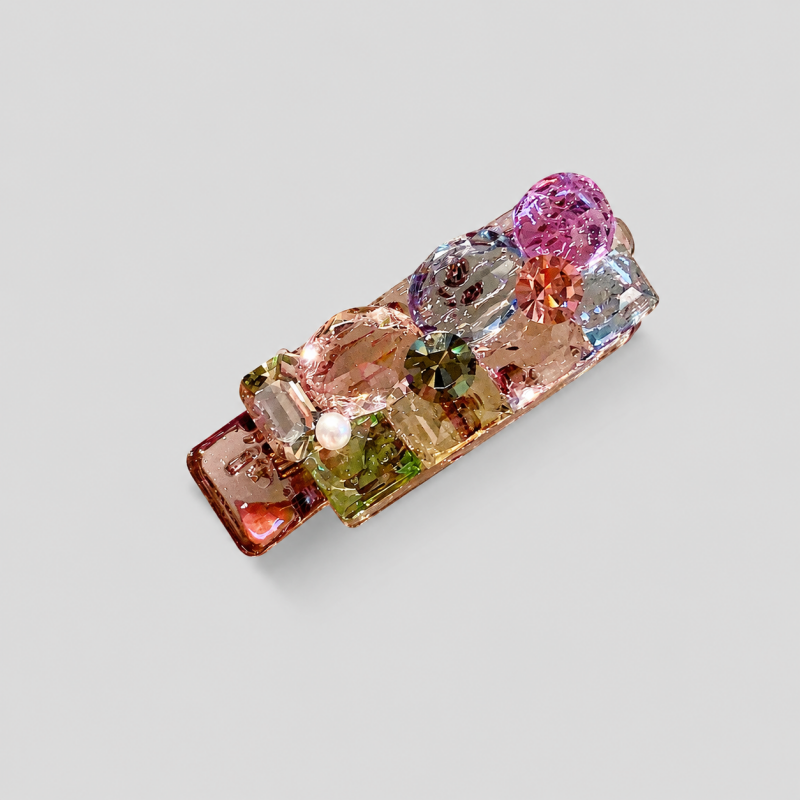 Shimmering Star Pattern Rhinestone Mini