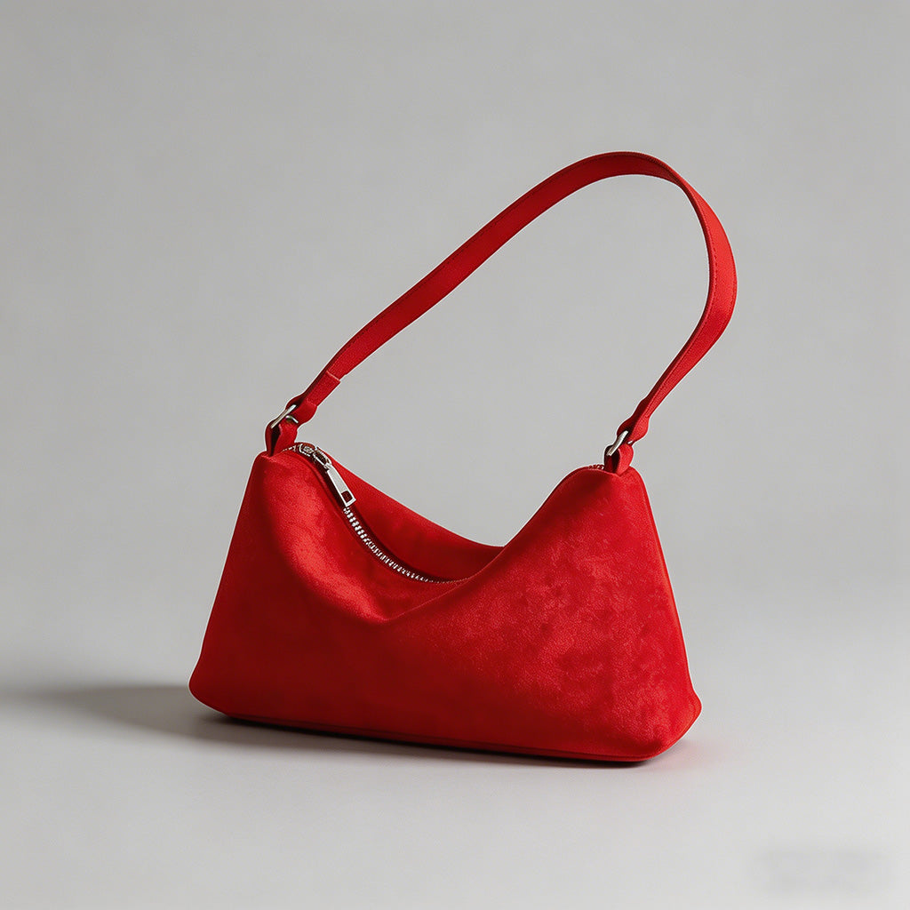 Vintage Suede Shoulder Bag