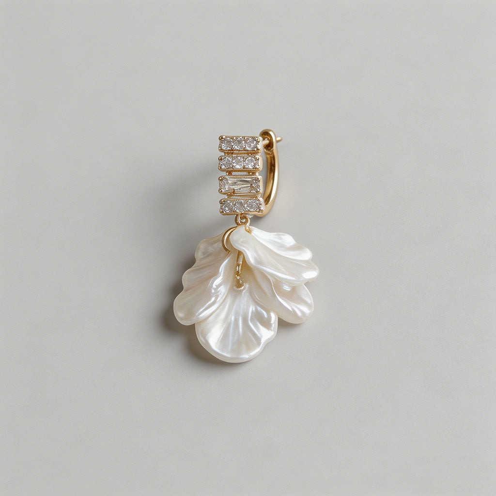 Orchid Flower Earrings - Shopdayla Wholesale - #3650