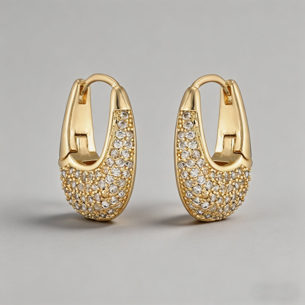 Luxury Zircon 18K Gold Plated - Shopdayla Wholesale - #9906