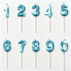 Peacock Blue / Num 0-9