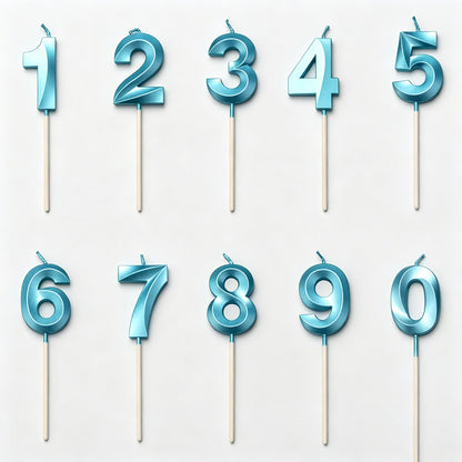 Metallic Finish Number Birthda - Shopdayla Wholesale - #7010