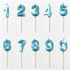 Peacock Blue / Num 0-9