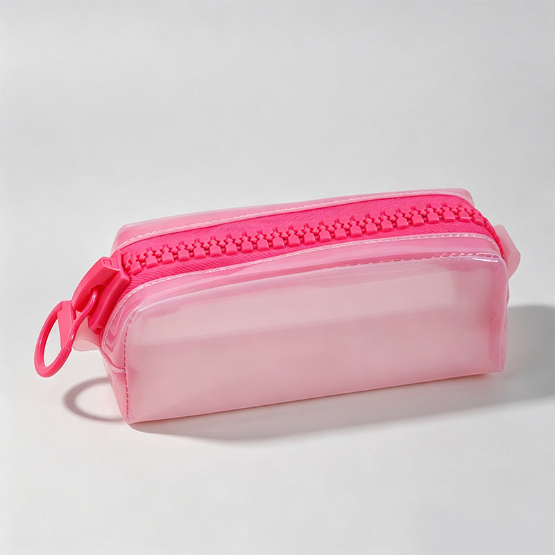 Simple Color‑Block Pencil Case - Shopdayla Wholesale - #0258