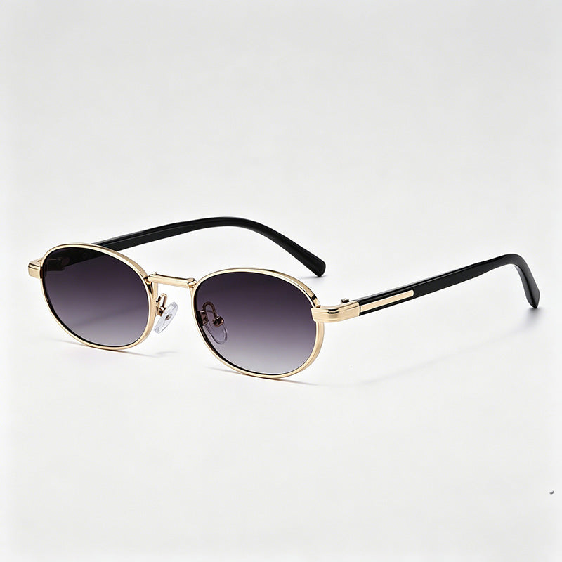 Gradient Oval Frame Sunglasses - Shopdayla Wholesale - #0578