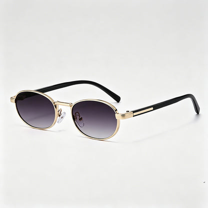 Gradient Oval Frame Sunglasses - Shopdayla Wholesale - #0578