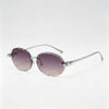 Silver Frame / Purple Tea Lens / One Size