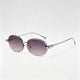 Silver Frame / Purple Tea Lens / One Size