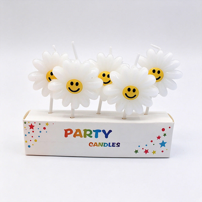 Smiley Daisy Flower Birthday C - Shopdayla Wholesale - #3794