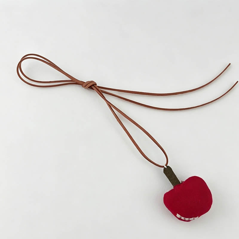Cartoon Fabric Pendant Necklac - Shopdayla Wholesale - #4194