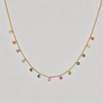 Rainbow Cubic Zirconia Smile C - Shopdayla Wholesale - #3154