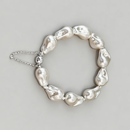 Luxe Baroque Pearl Magnetic Cl - Shopdayla Wholesale - #5010