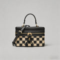 Checkered Boxy Crossbody Bag