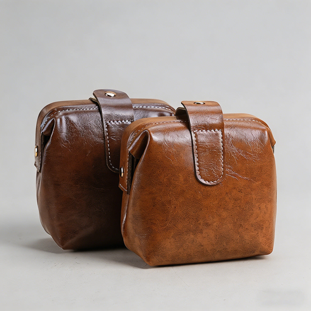 Vintage Small PU Leather Handh - Shopdayla Wholesale - #2418