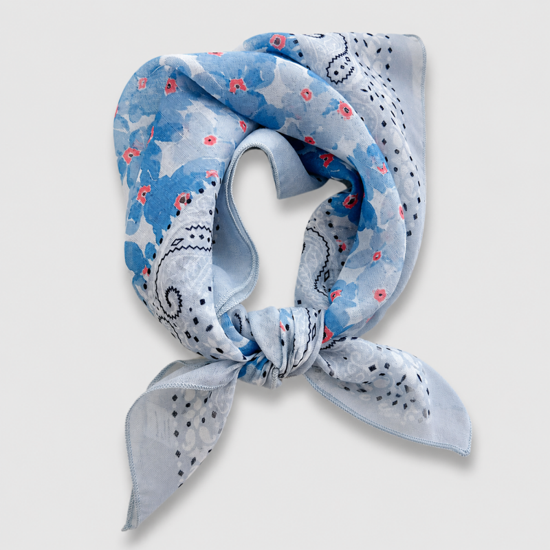 Simple Polka‑Dots Square Scarf - Shopdayla Wholesale - #4322