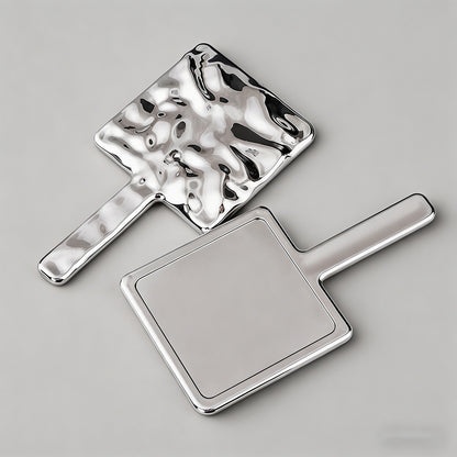 Silver Water Handheld Mirror - Shopdayla Wholesale - #4834