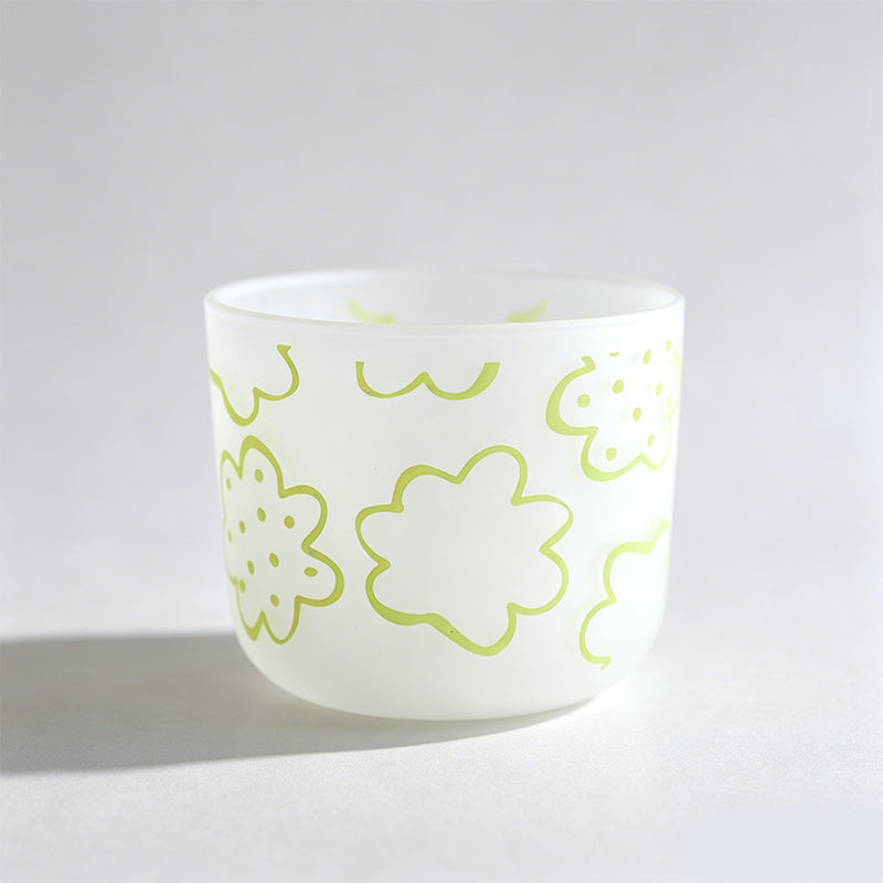 Matte Polka Dot & Floral Cup