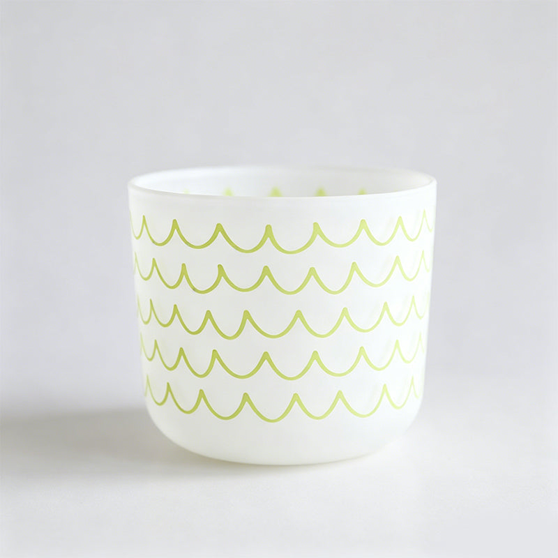 Matte Polka Dot & Floral Cup