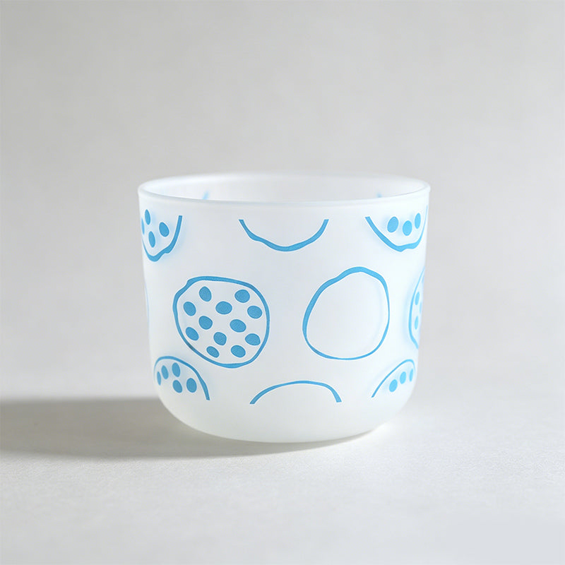 Matte Polka Dot & Floral Cup