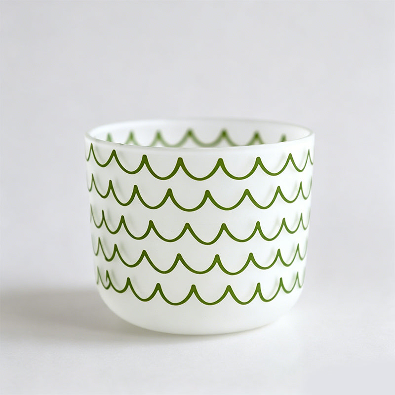 Matte Polka Dot & Floral Cup