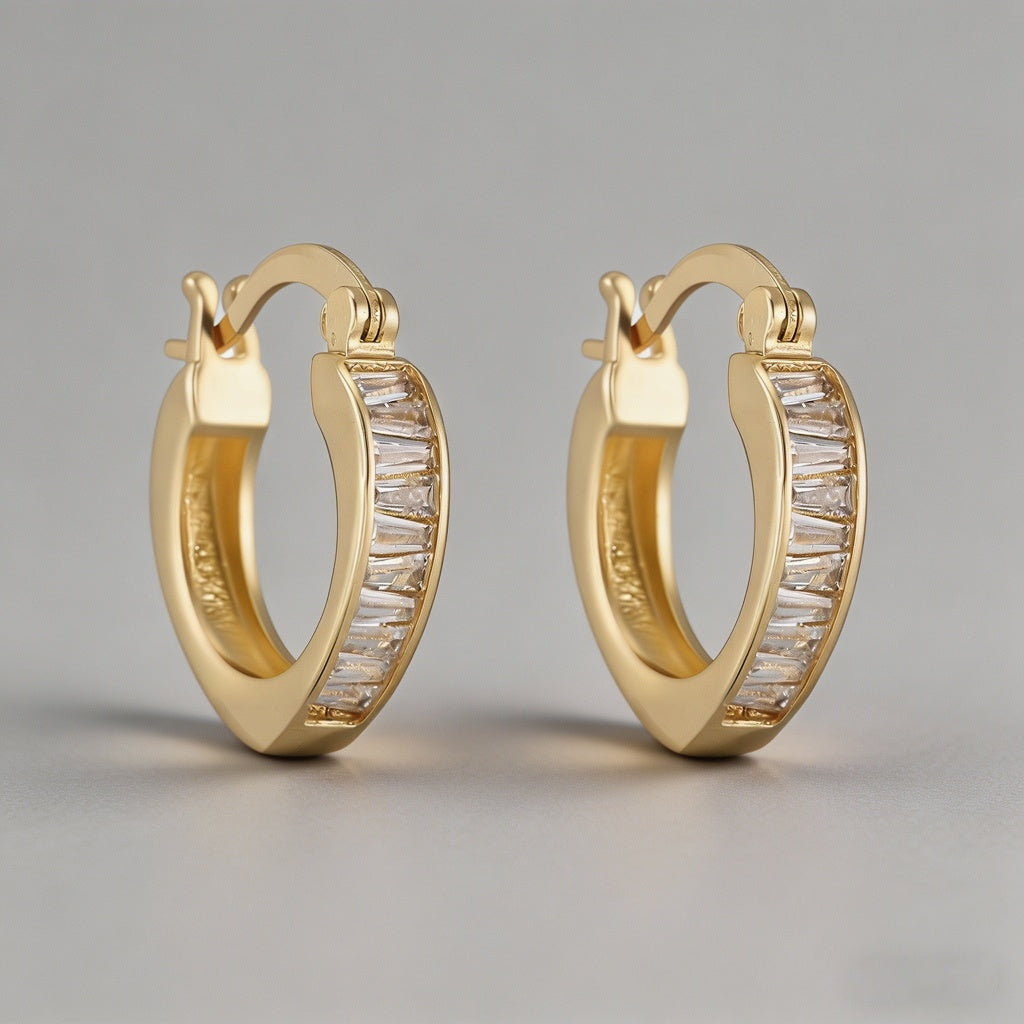 Luxury Zircon 18K Gold Plated - Shopdayla Wholesale - #4370
