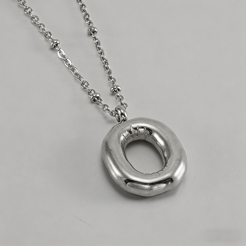 3D Bubble Letter Initial Neckl - Shopdayla Wholesale - #6530