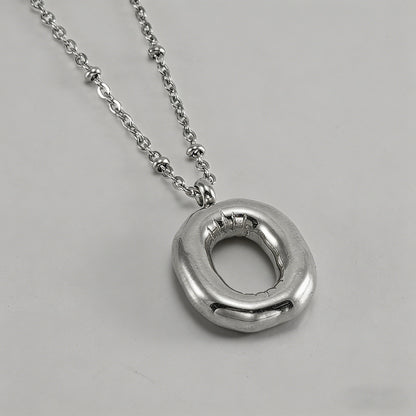 3D Bubble Letter Initial Neckl - Shopdayla Wholesale - #6530