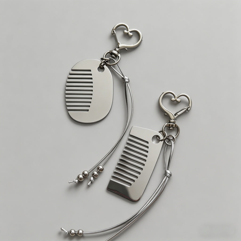 Minimalist Metal Pocket Comb K - Shopdayla Wholesale - #1202