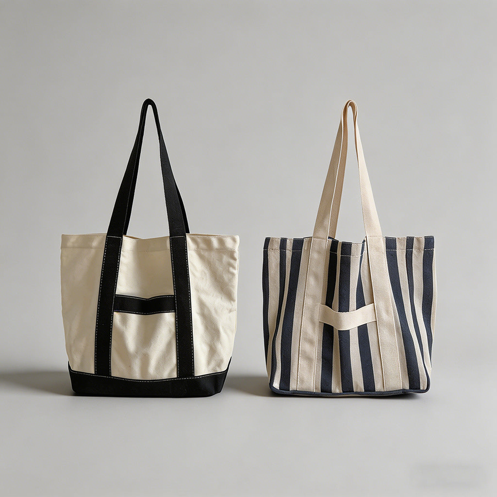 Large Capacity Canvas Tote Bag - Shopdayla Wholesale - #1778