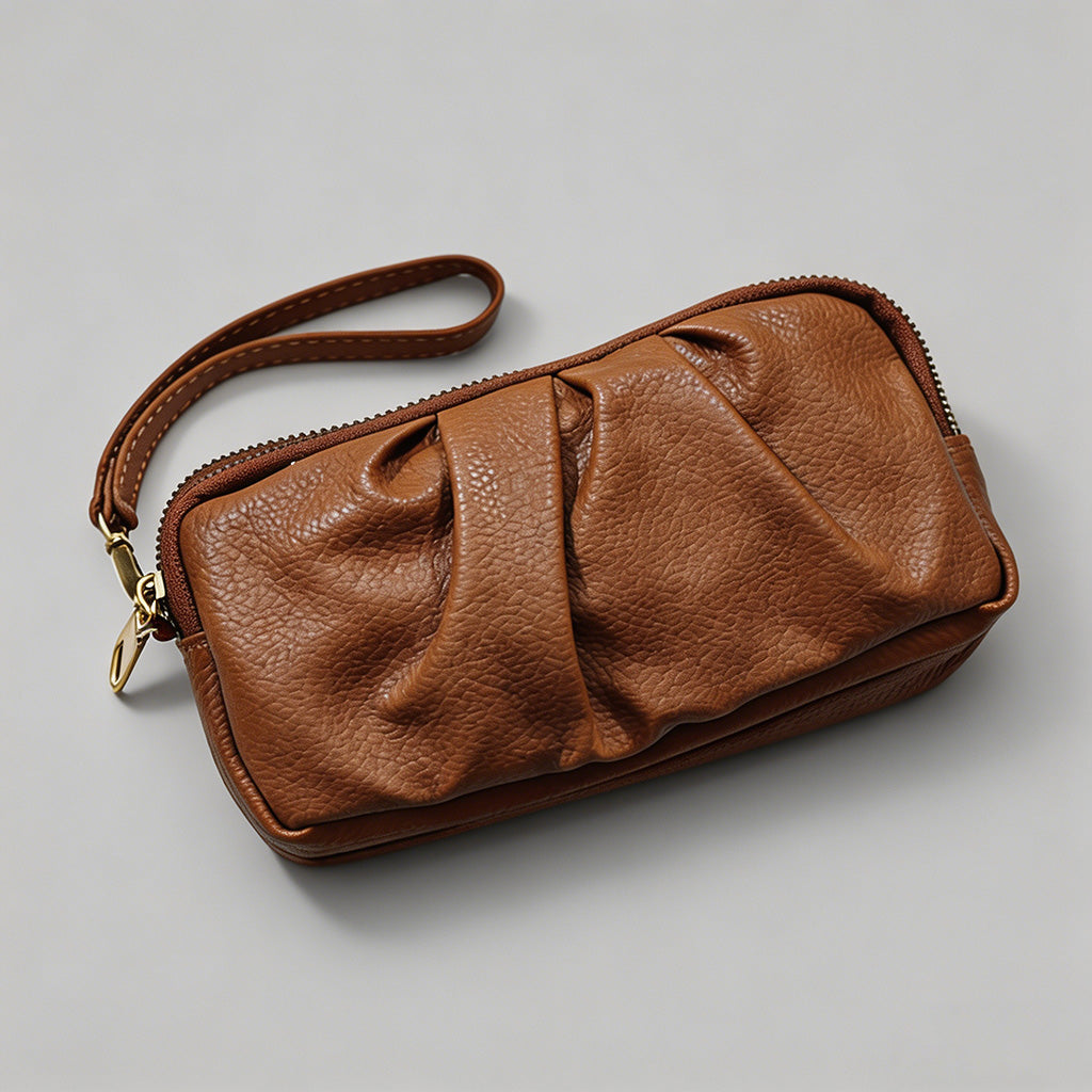 Everyday Ruched Leather Mini C - Shopdayla Wholesale - #5842