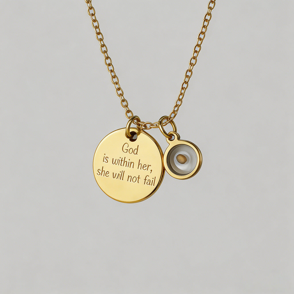 Faith Over Fear Heart Pendant - Shopdayla Wholesale - #2722