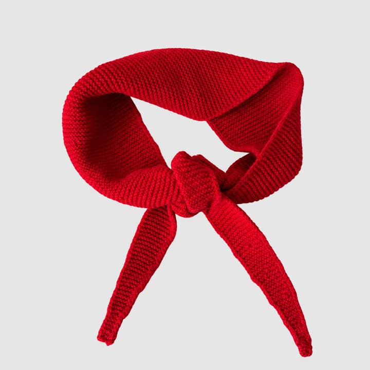 Knitted Triangular Scarf
