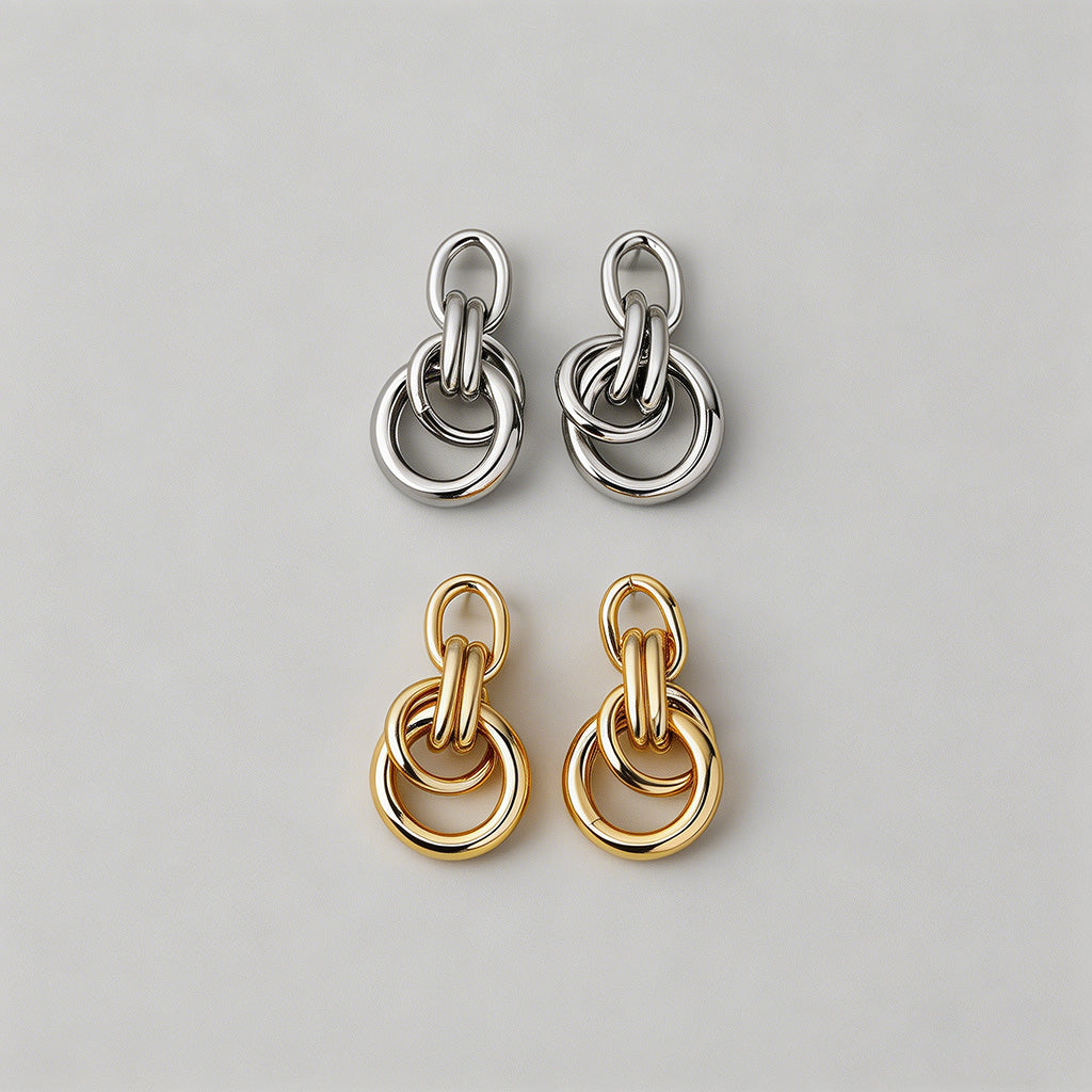 Interlocking Chain Link Drop E - Shopdayla Wholesale - #7842