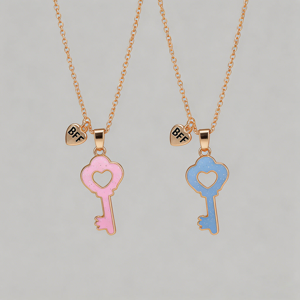 Key Pendant BFF Friendship Nec - Shopdayla Wholesale - #3810
