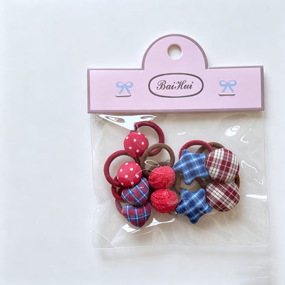 Plush Ball Elastic Hair Ties