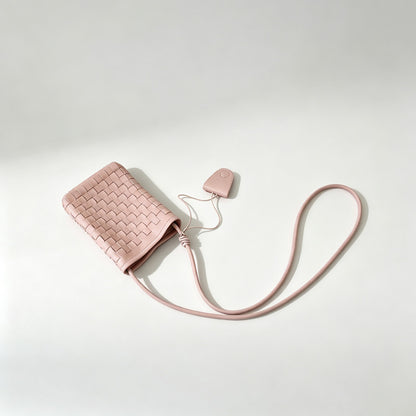 Woven Phone Crossbody Pouch