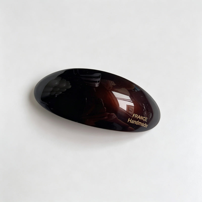 Oval Barrette Hair Clip