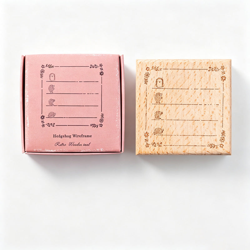 Wooden Note Frame Stamp