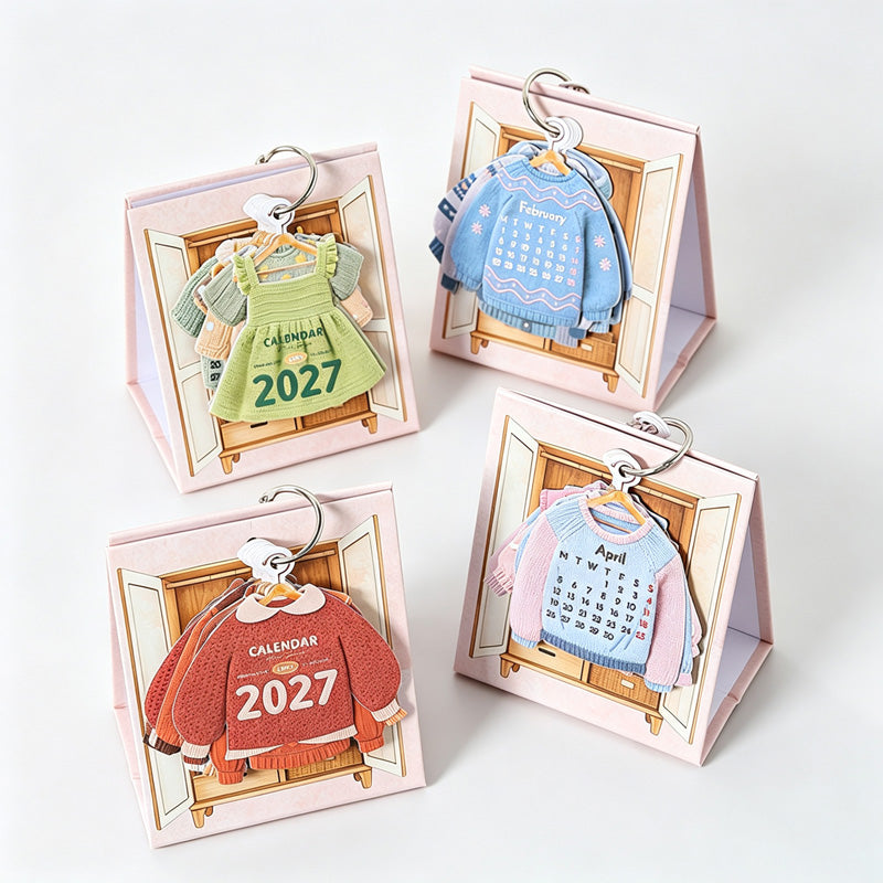 Sweater Calendar Memo Set