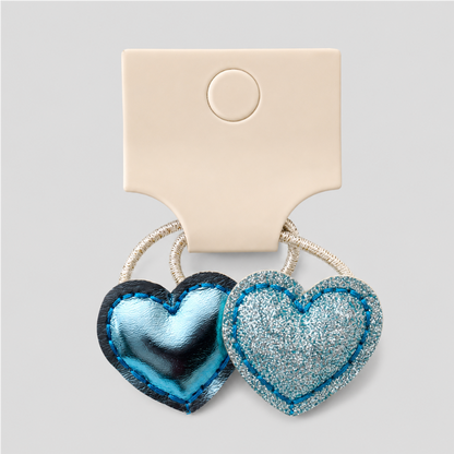 Metallic Heart Hair Accessories